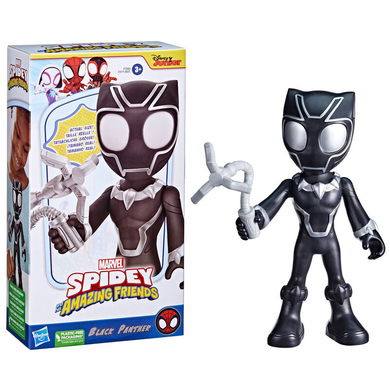 Marvel Spidey Amazing Friends Black Panther Figur 22cm