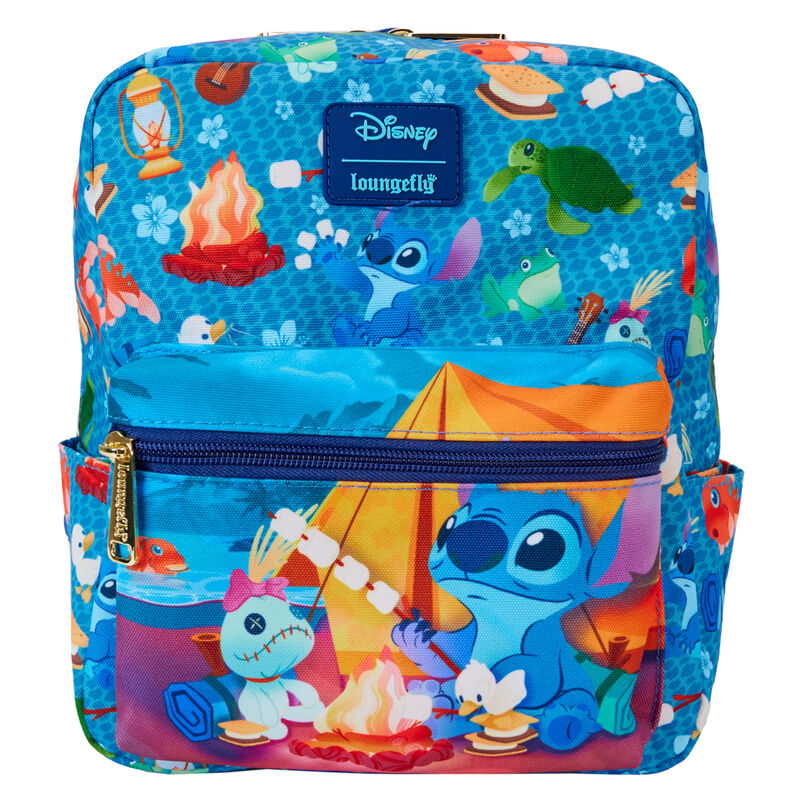 Loungefly Disney Stitch Camping Cuties Mini Rygsäck 24cm