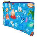 Loungefly Disney Stitch Camping Cuties Zipper Wrislet Wallet