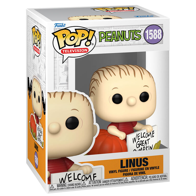 Funko POP Figur Peanuts Linus - Samlarfigur i Presentförpackning