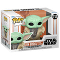 POP Figur Star Wars The Mandalorian Din Grogu med Rustning