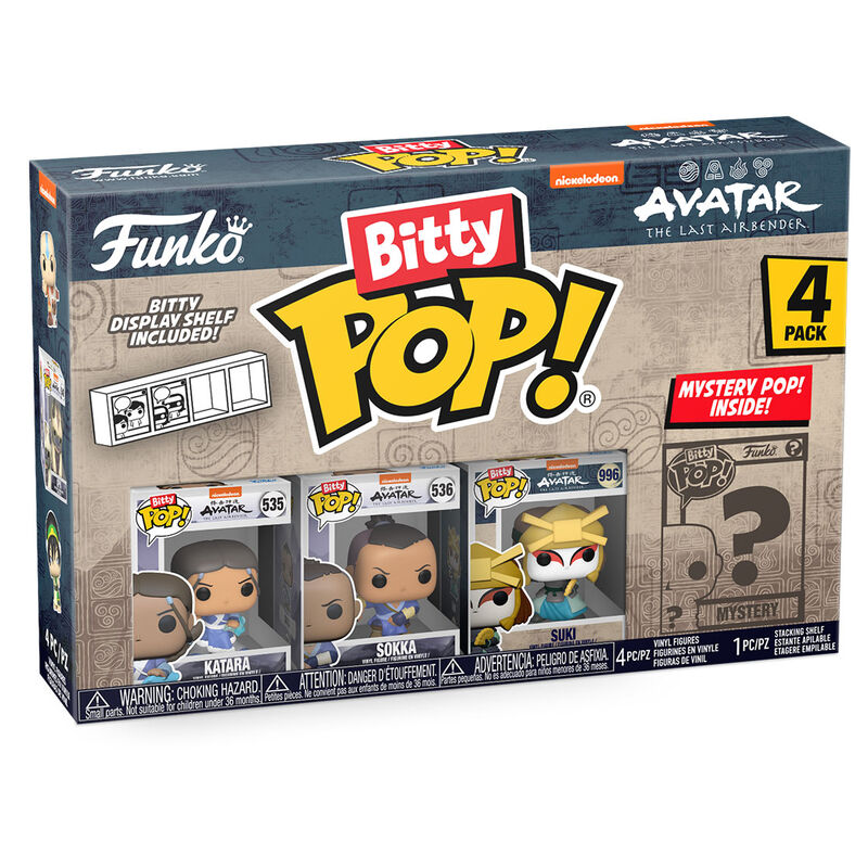 Blister 4 Figurer Bitty POP Avatar The Last Airbender Katara