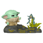 POP figur Deluxe Star Wars The Mandalorian Grogu med Groda