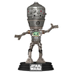 POP Figur Deluxe Star Wars The Mandalorian IG-12 med Grogu