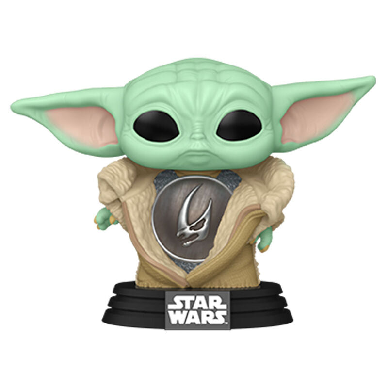 POP Figur Star Wars The Mandalorian Din Grogu med Rustning