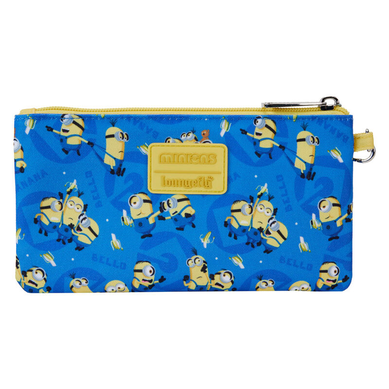 Loungefly Despicable Me Minions Nylon Zipper Wrislet Plånbok