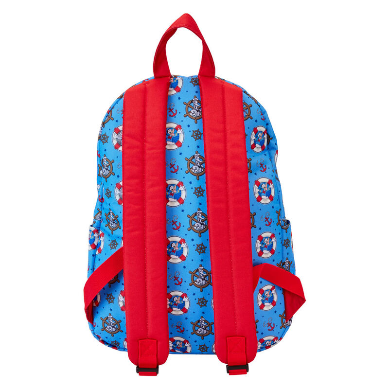 Loungefly Disney Donald Duck 90-årsjubileum Nylonryggsäck 43 cm