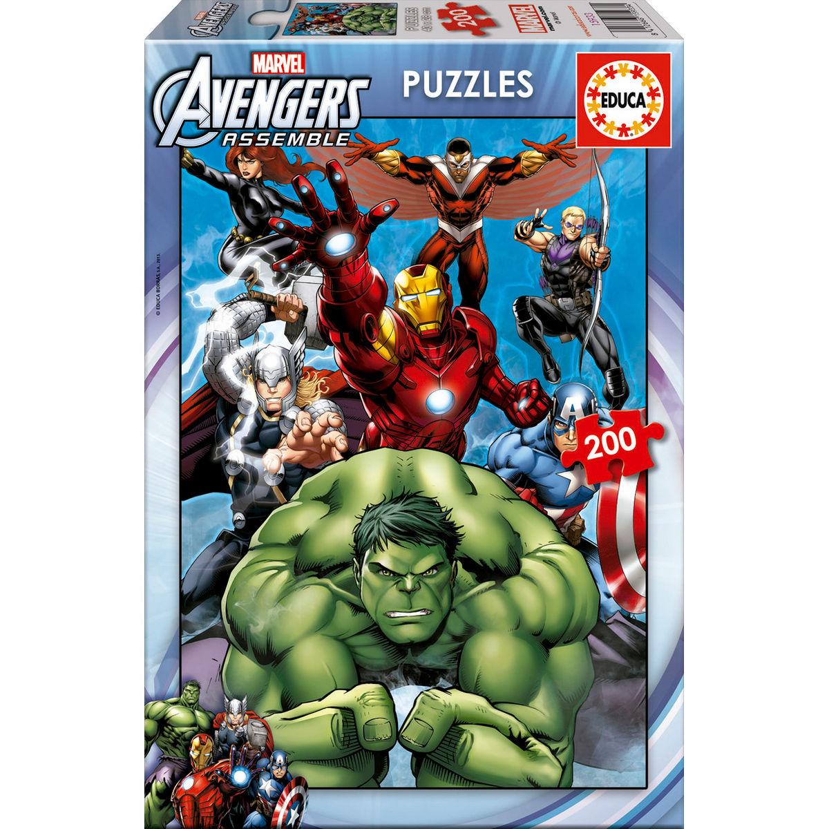 Marvel Avengers Puzzle 200 Bitars