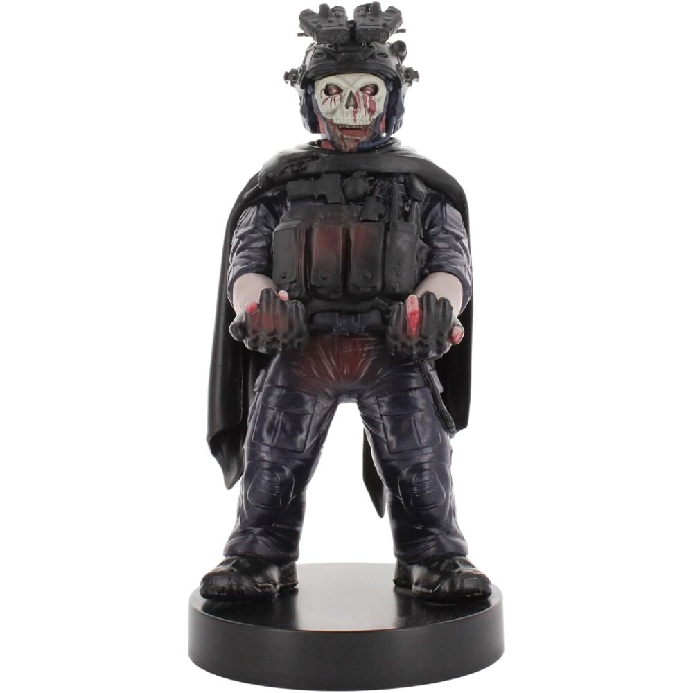 Call of Duty Zombie Ghost Figur med Klämfäste - 21 cm