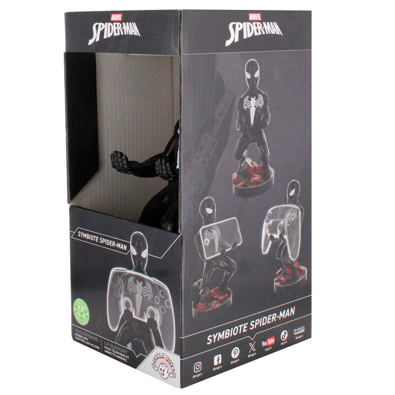 Marvel Symbiote Spider-Man Figur med Klämma för Kontroller