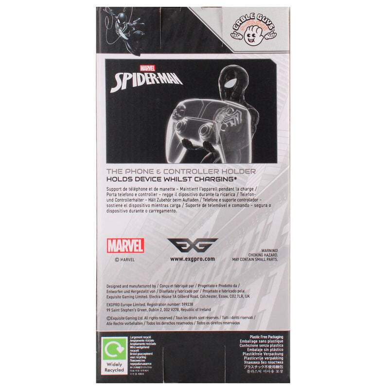 Marvel Symbiote Spider-Man Figur med Klämma för Kontroller