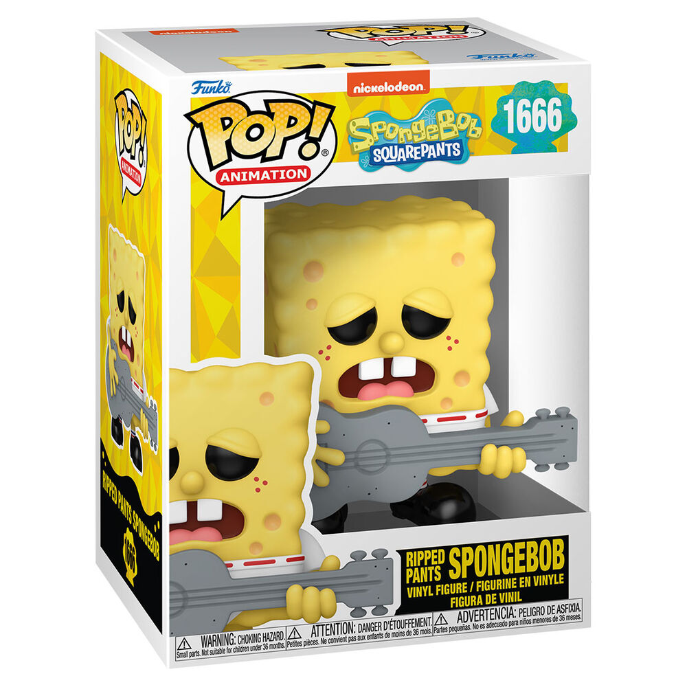 POP Figur Svampbob - Svampbob Ripped Pants