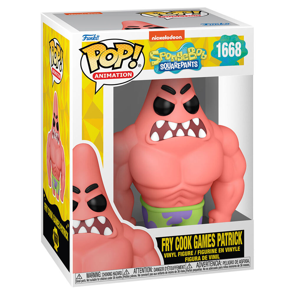 Funko POP Figur Svampbob Fry Cook Game Patrick