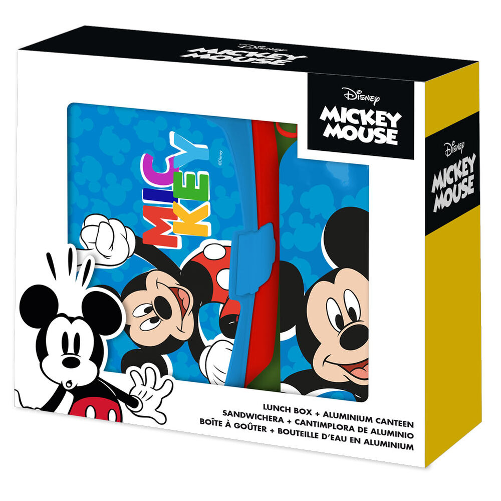 Disney Mickey Lunchbox + Canteen Set