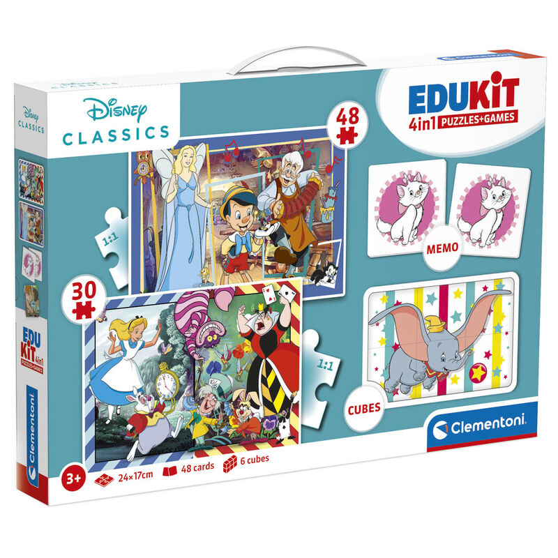 Disney Classic Edukit 4 i 1 - Lärande och Lek för Barn