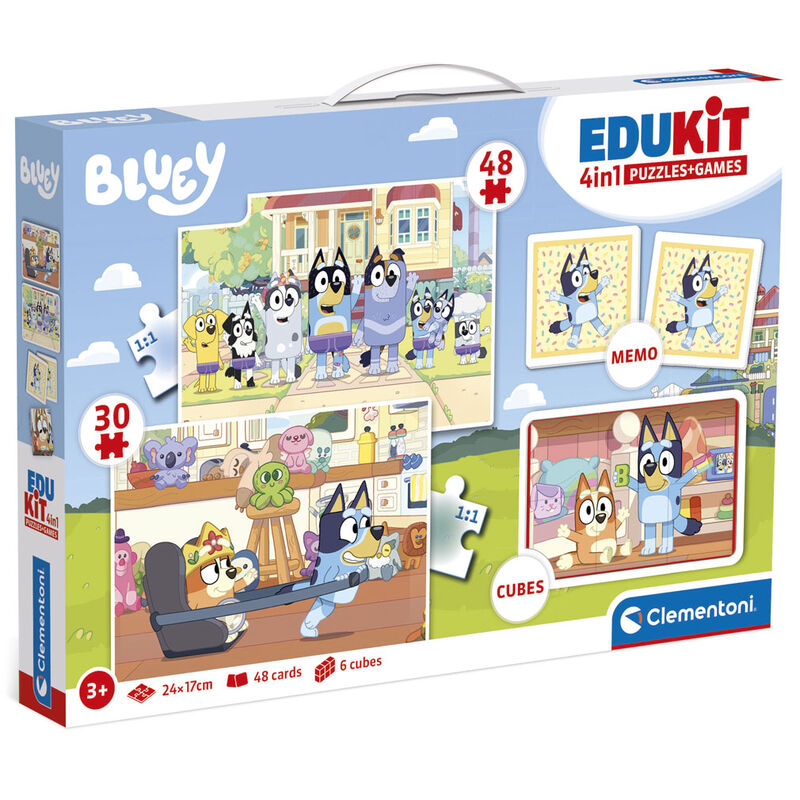Bluey Edukit 4 i 1 - Lärande och Roligt för Barn
