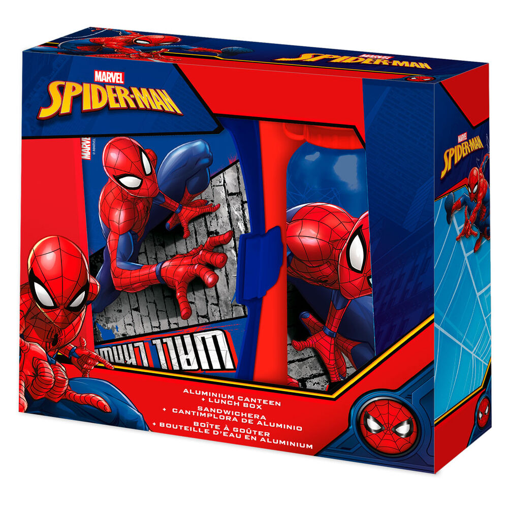 Marvel Spiderman Kannan och Matlåda Set 500ml