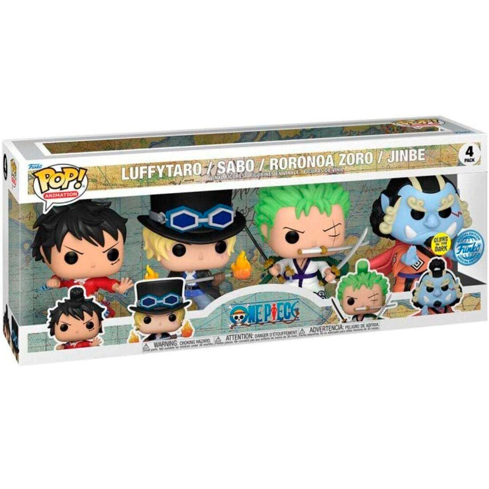 POP pack 4 figurer One Piece Exklusiv