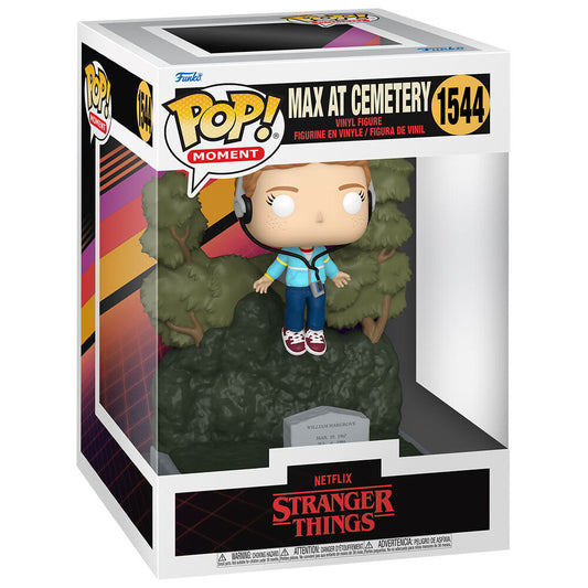 Funko POP Figur Max från Stranger Things på begravningsplatsen