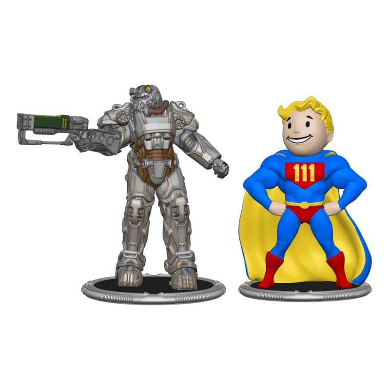 Fallout T-60 & Vault Boy Power Set - 2 Figurer 7cm