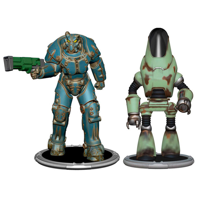 Fallout X01 & Protectron Set - 2 Figurer 7 cm