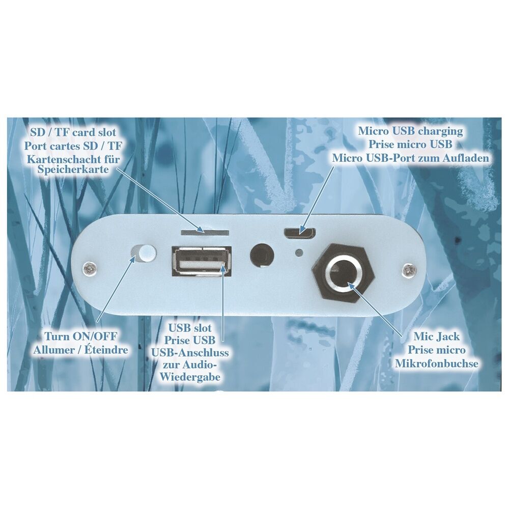 Disney Frozen Bluetooth Portabel Högtalare med Mikrofon