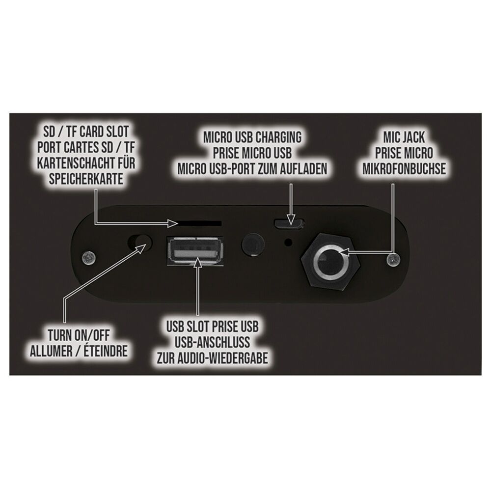 Harry Potter Bluetooth bärbar högtalare med mikrofon