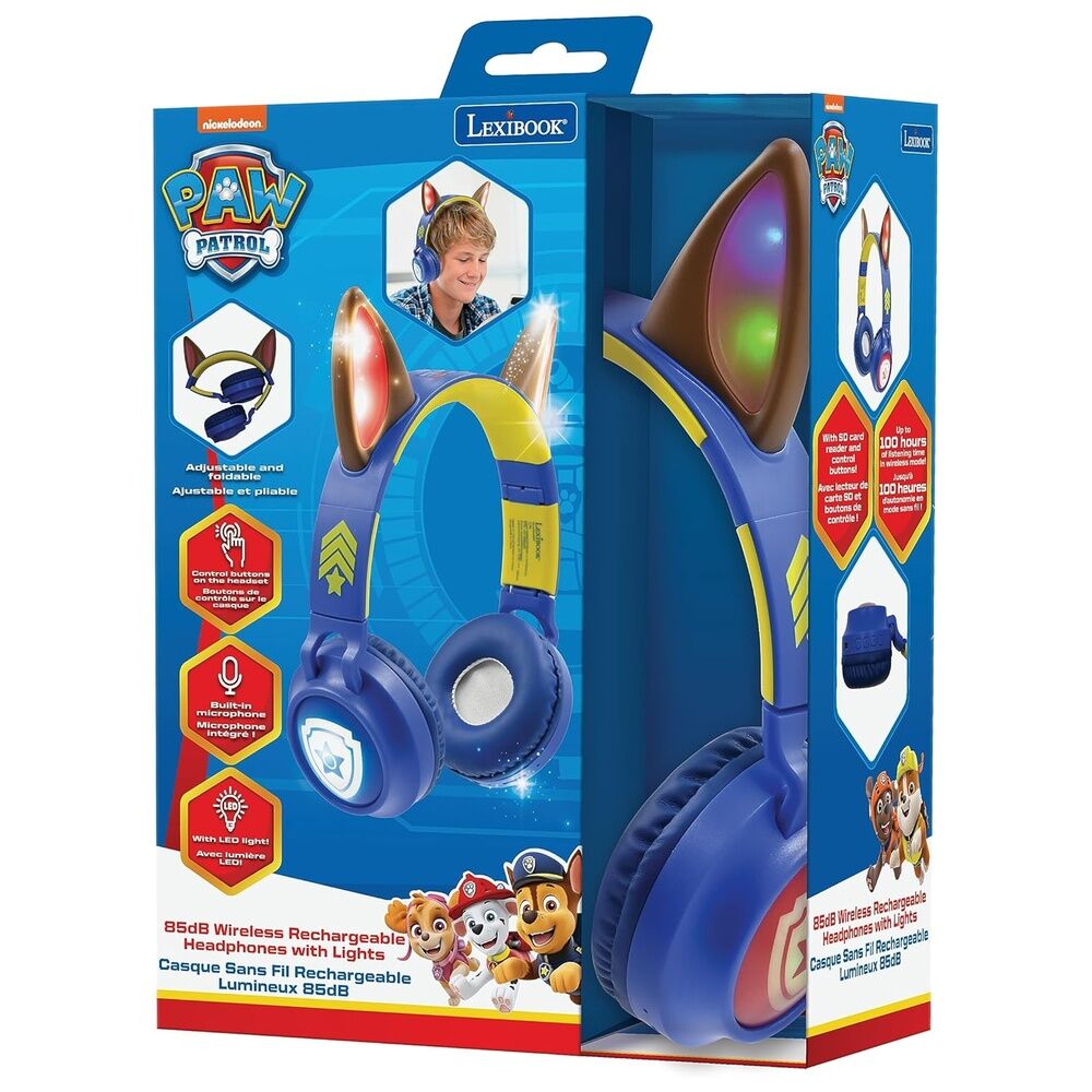 Paw Patrol Luminous Bluetooth Trådlösa Hörlurar
