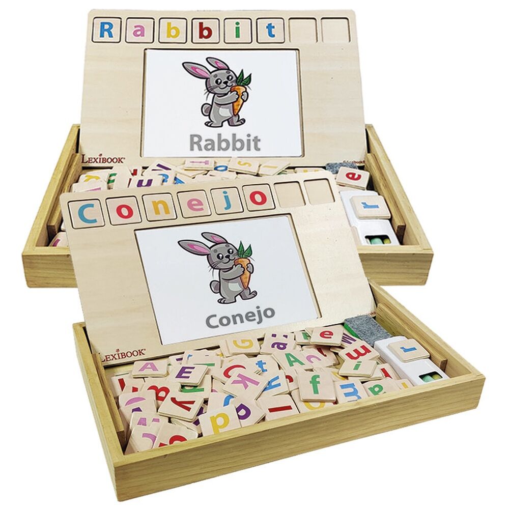 Tvåspråkigt utbildningsordspel för barn