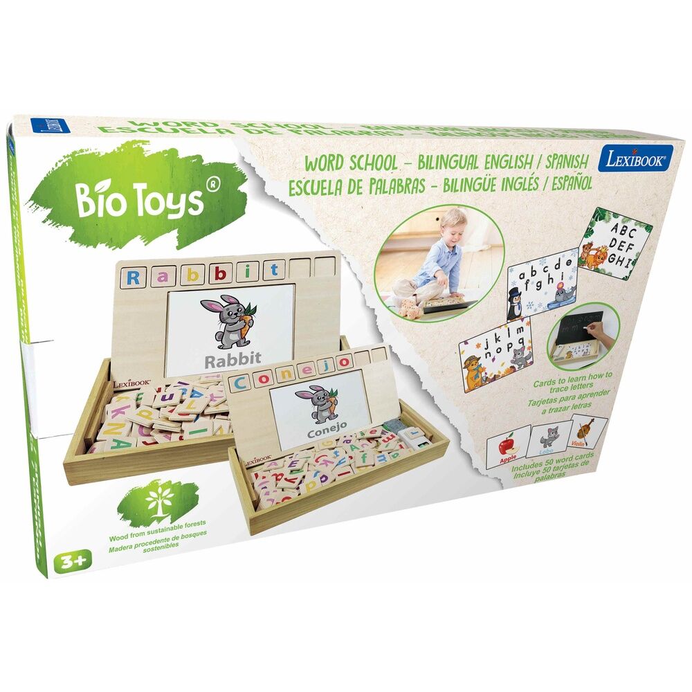 Tvåspråkigt utbildningsordspel för barn