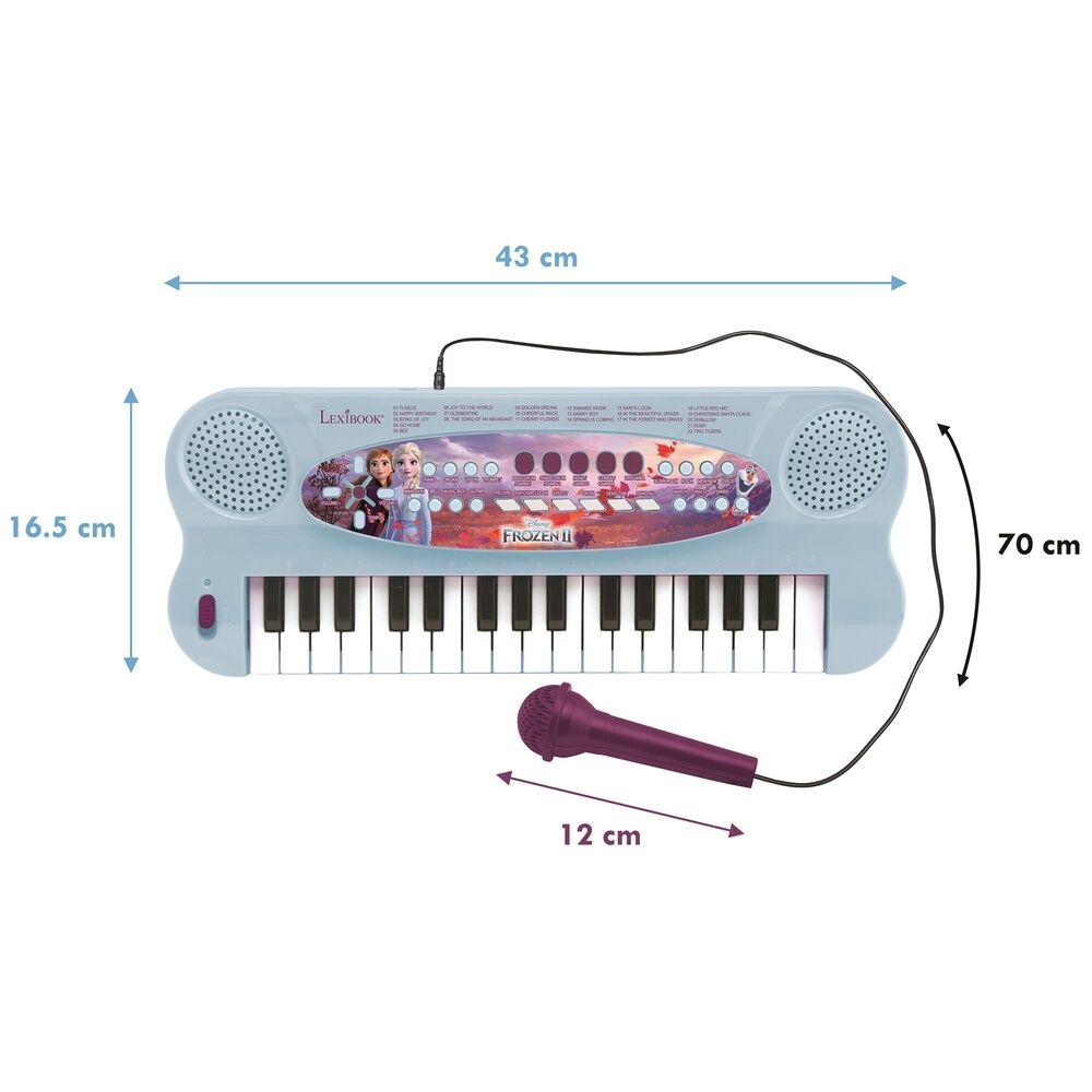 Disney Frozen 2 Elektronisk Mikrofonpiano