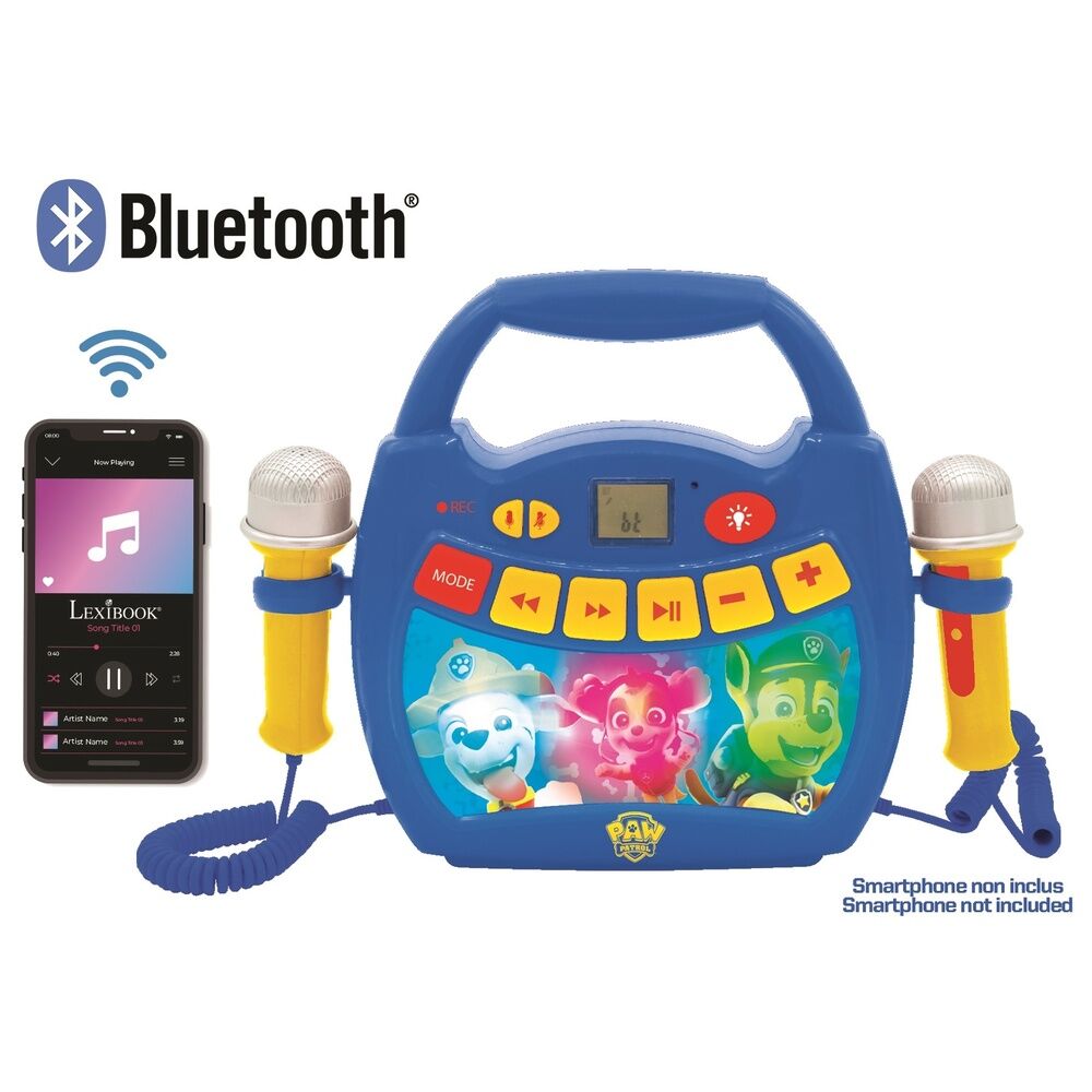 Paw Patrol Bärbar Karaoke Musikspelare