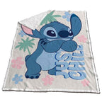 Disney Stitch Coral Sherpa Blanket 130x170cm