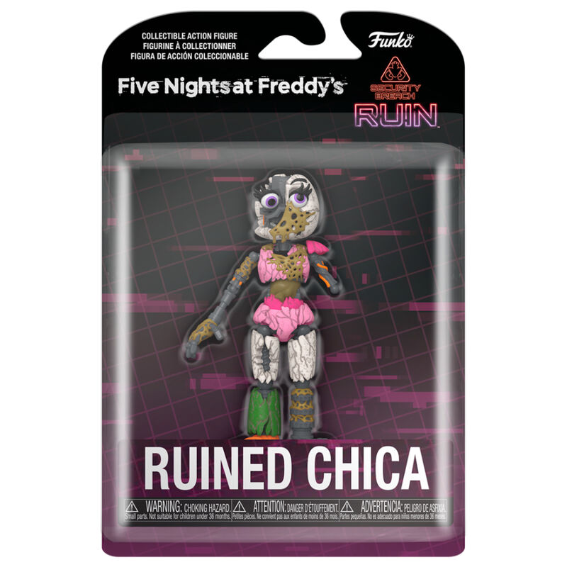Five Nights at Freddy's Ruined Chica Actionfigur 12cm
