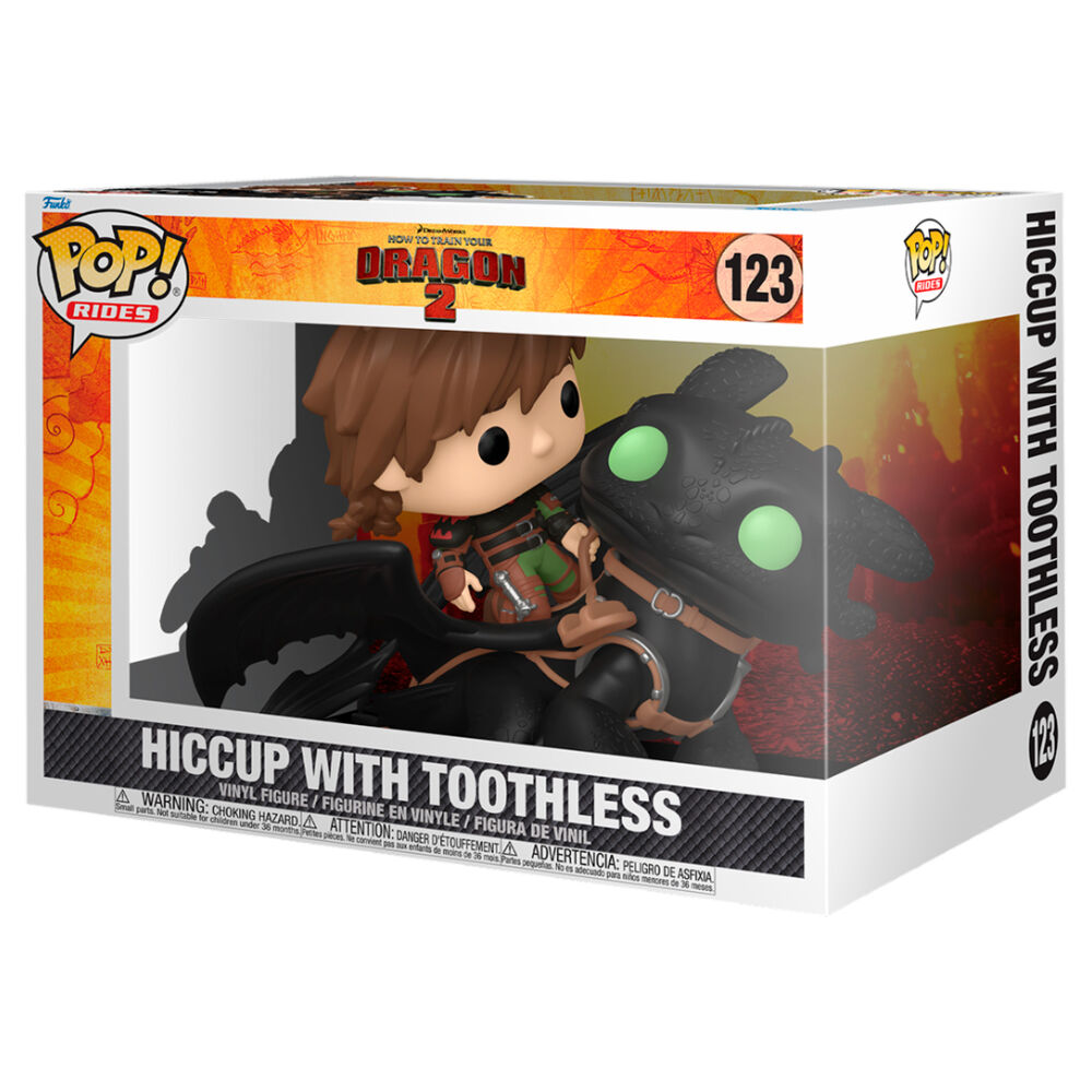 POP Figur Rides Deluxe Hiccup med Tandlöse från Draktränaren 2