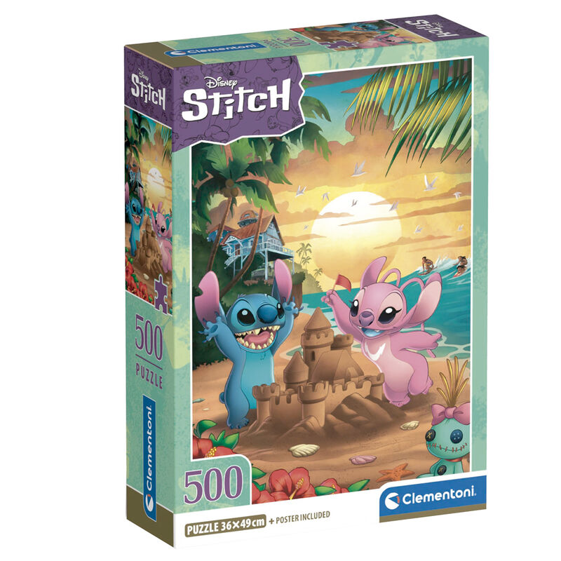 Disney Stitch Pussel 500 Bitar