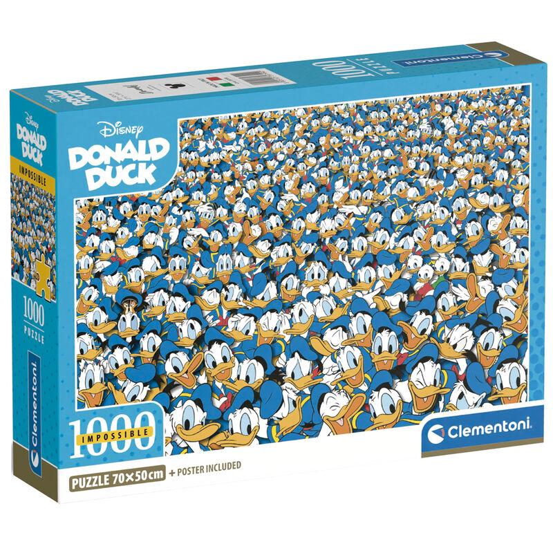 Disney Donald Duck Impossible pussel 1000 bitar