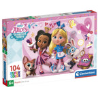 Disney Alice i Underlandet Bakverkspussel 104 bitar