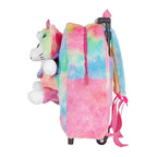 Ryggsäck med Hjul + gosedjur cat Emi 32cm