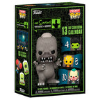 Calendario de Adviento de 13 días de La casa del terror de los Simpson. Abre las pequeñas puertas y descubrirás 13 Funko Pocket Pops únicos con algunos de tus personajes animados favoritos. ¿Quién será el próximo en unirse a tu colección de Los Simpson? Las figuras Pocket Pop! varían en altura dependiendo del personaje.