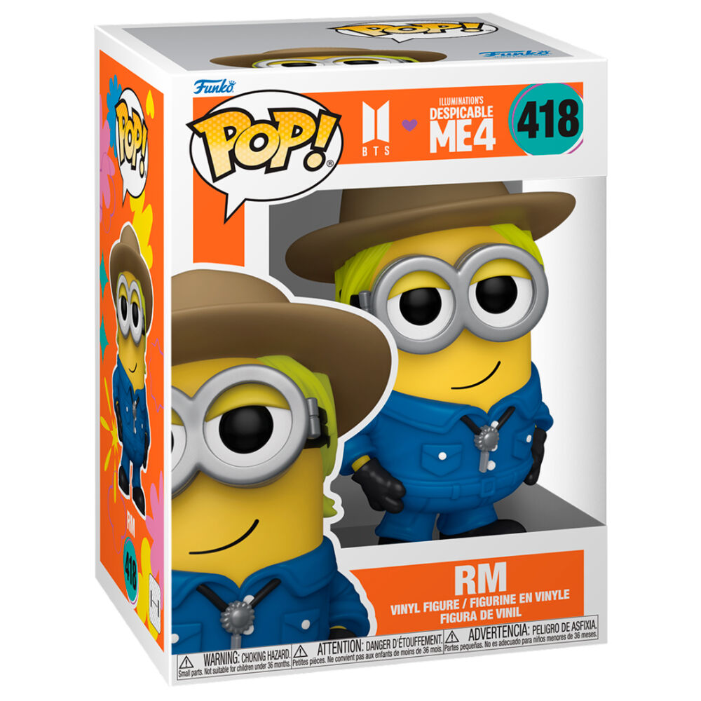 Funko POP Despicable Me 4 RM Minion - 9cm Vinyl Figur