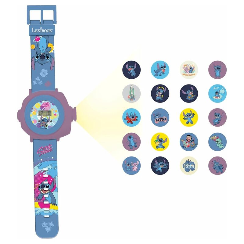Disney Stitch Digital Projektor Klocka