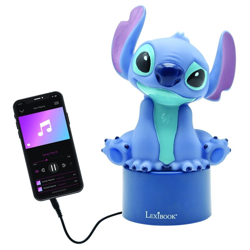 Disney Stitch Högtalare Nattlampa