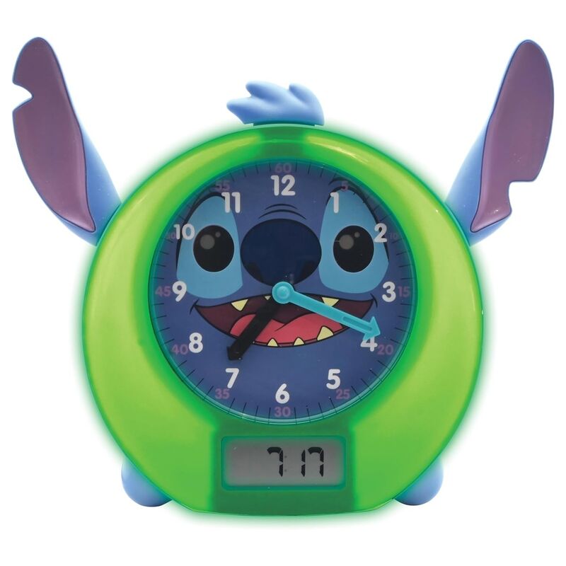 Disney Stitch Berättande Klocka med Ljus och Musik