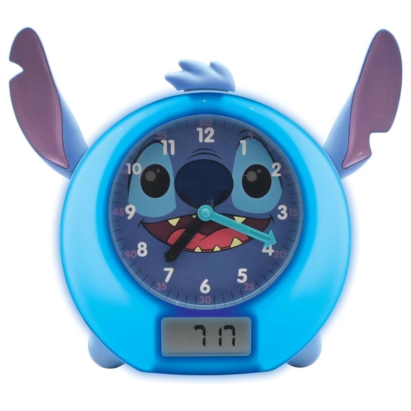 Disney Stitch Berättande Klocka med Ljus och Musik
