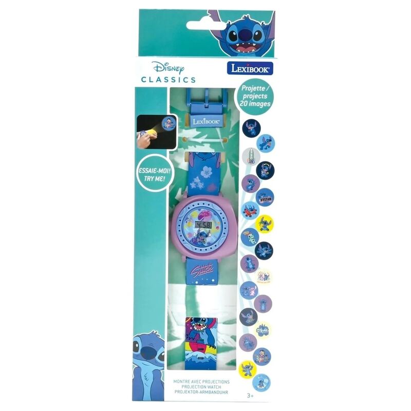 Disney Stitch Digital Projektor Klocka