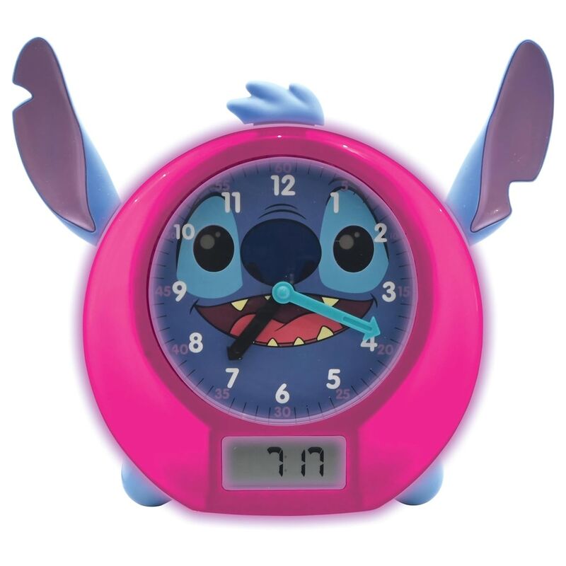 Disney Stitch Berättande Klocka med Ljus och Musik