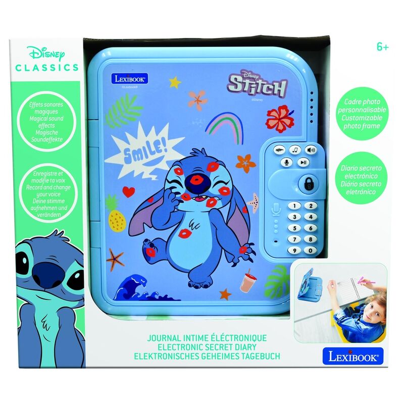 Disney Stitch Hemlig Elektronisk Dagbok
