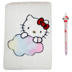 Hello Kitty Plysch Anteckningsbok och Pen Set