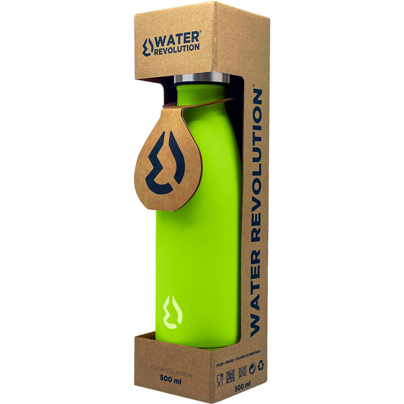 Water Revolution Fluor Green Vattenflaska 500ml